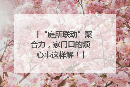 “庭所联动”聚合力，家门口的烦心事这样解！