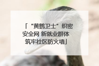 “黄鹤卫士”织密安全网 新就业群体筑牢社区防火墙