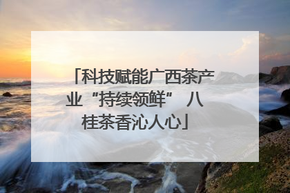 科技赋能广西茶产业“持续领鲜” 八桂茶香沁人心