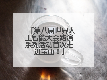 第八届世界人工智能大会路演系列活动首次走进宝山！