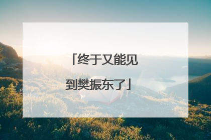 终于又能见到樊振东了