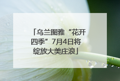 乌兰图雅“花开四季”7月4日将绽放大美庄浪