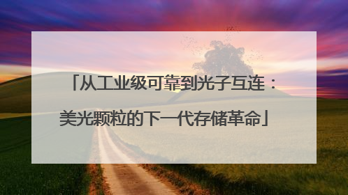 从工业级可靠到光子互连：美光颗粒的下一代存储革命