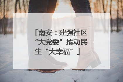 南安：建强社区“大党委”撬动民生“大幸福”