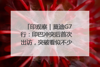 印观察｜莫迪G7行：印巴冲突后首次出访，突破看似不少实质成果不多
