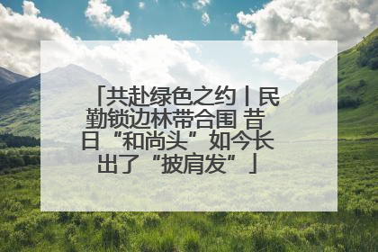 共赴绿色之约丨民勤锁边林带合围 昔日“和尚头”如今长出了“披肩发”