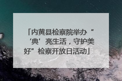 内黄县检察院举办“‘典’亮生活，守护美好”检察开放日活动