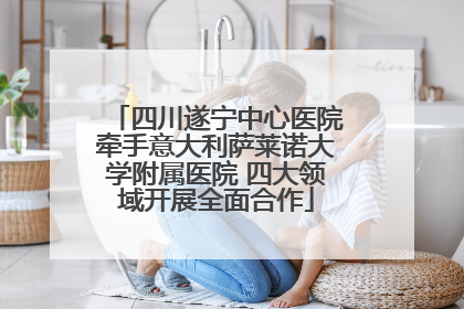四川遂宁中心医院牵手意大利萨莱诺大学附属医院 四大领域开展全面合作