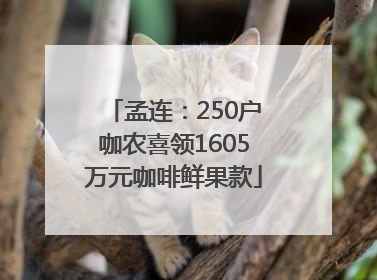 孟连：250户咖农喜领1605万元咖啡鲜果款