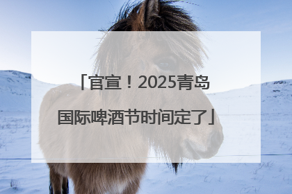 官宣！2025青岛国际啤酒节时间定了