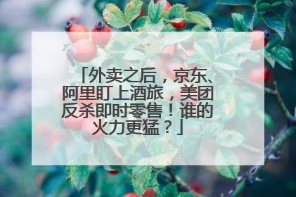 外卖之后，京东、阿里盯上酒旅，美团反杀即时零售！谁的火力更猛？