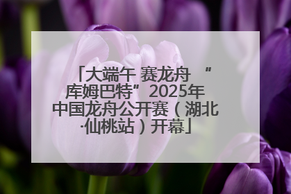 大端午 赛龙舟 “库姆巴特”2025年中国龙舟公开赛（湖北·仙桃站）开幕