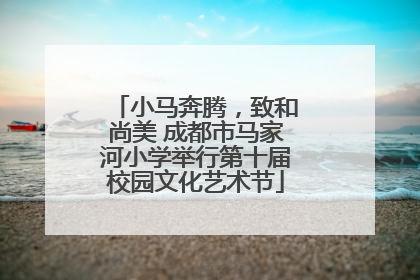 小马奔腾，致和尚美 成都市马家河小学举行第十届校园文化艺术节