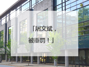 屠文斌，被重罚！
