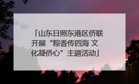 山东日照东港区侨联开展“粽香传四海 文化凝侨心”主题活动