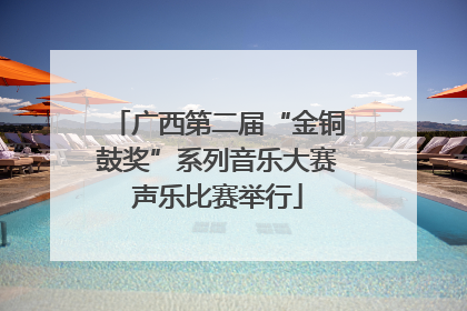 广西第二届“金铜鼓奖”系列音乐大赛声乐比赛举行