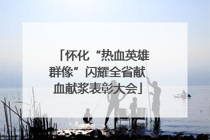 怀化“热血英雄群像”闪耀全省献血献浆表彰大会