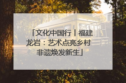 文化中国行丨福建龙岩：艺术点亮乡村 非遗焕发新生