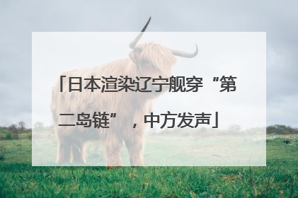 日本渲染辽宁舰穿“第二岛链”，中方发声