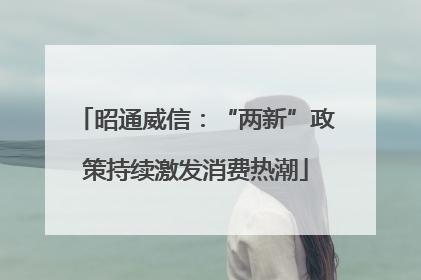 昭通威信：“两新”政策持续激发消费热潮