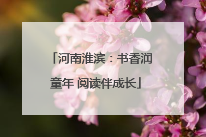 河南淮滨：书香润童年 阅读伴成长