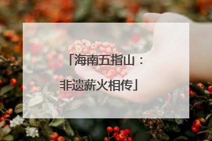 海南五指山：非遗薪火相传