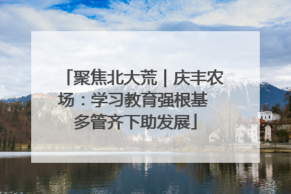 聚焦北大荒｜庆丰农场：学习教育强根基 多管齐下助发展