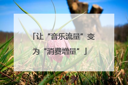 让“音乐流量”变为“消费增量”