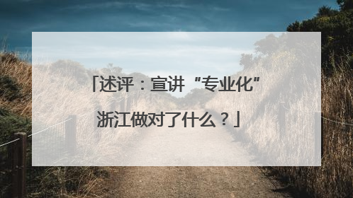 述评：宣讲“专业化” 浙江做对了什么？