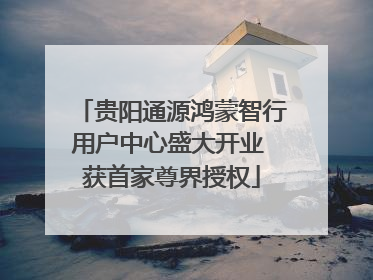 贵阳通源鸿蒙智行用户中心盛大开业 获首家尊界授权