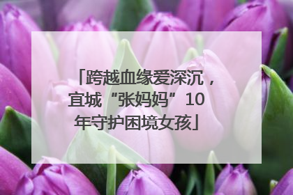 跨越血缘爱深沉，宜城“张妈妈”10年守护困境女孩