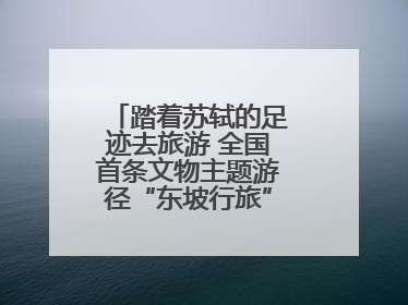 踏着苏轼的足迹去旅游 全国首条文物主题游径“东坡行旅”首期建设上新