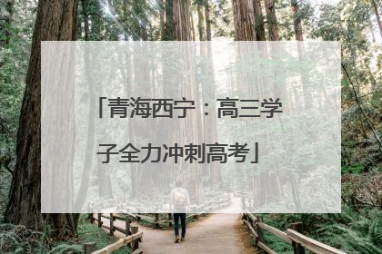 青海西宁：高三学子全力冲刺高考