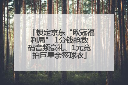 锁定京东“欧冠福利局” 1分钱抢数码音频豪礼、1元竞拍巨星亲签球衣