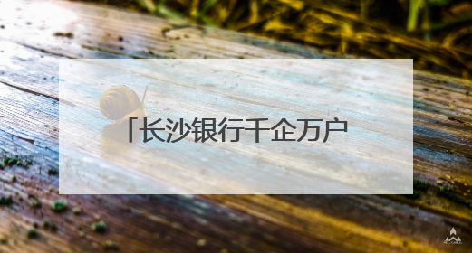 长沙银行千企万户大走访·永州祁阳高新区专场举行