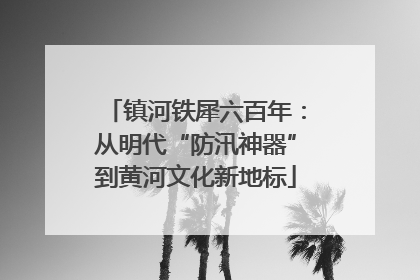 镇河铁犀六百年：从明代“防汛神器”到黄河文化新地标