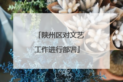 陕州区对文艺工作进行部署