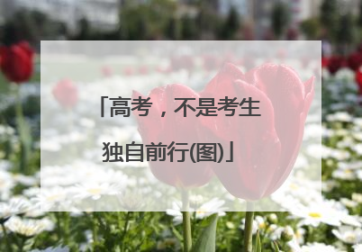 高考，不是考生独自前行(图)