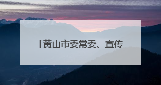 黄山市委常委、宣传部部长叶建强赴安徽文旅投资集团履新