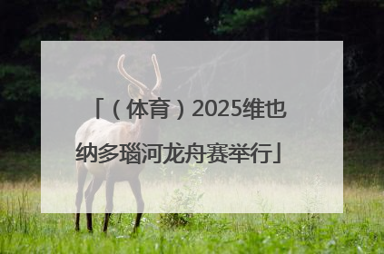 （体育）2025维也纳多瑙河龙舟赛举行