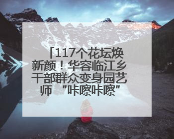 117个花坛焕新颜！华容临江乡干部群众变身园艺师 “咔嚓咔嚓”省下数万元