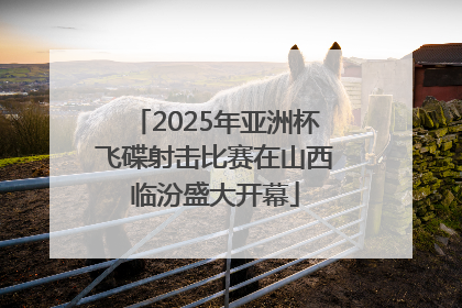2025年亚洲杯飞碟射击比赛在山西临汾盛大开幕