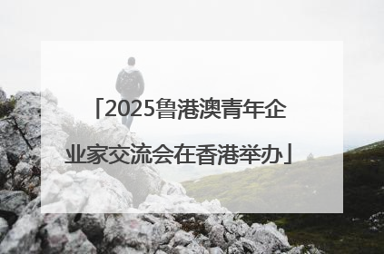 2025鲁港澳青年企业家交流会在香港举办